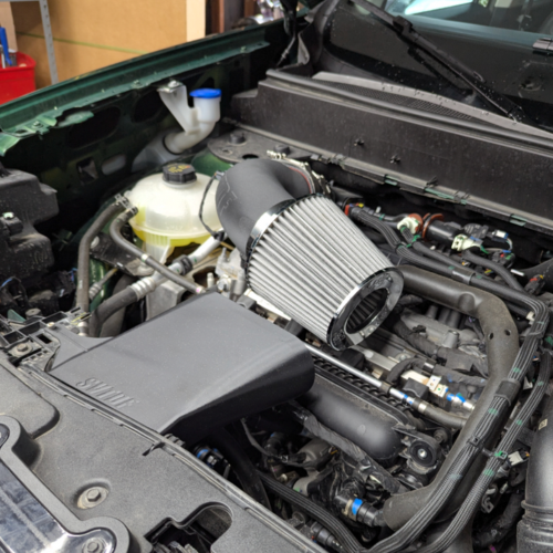 Alternative view of SVT Design Fab – 2025-2026 Ford Maverick 2.0L EcoBoost 4" Short Ram Air Intake - SVTDF