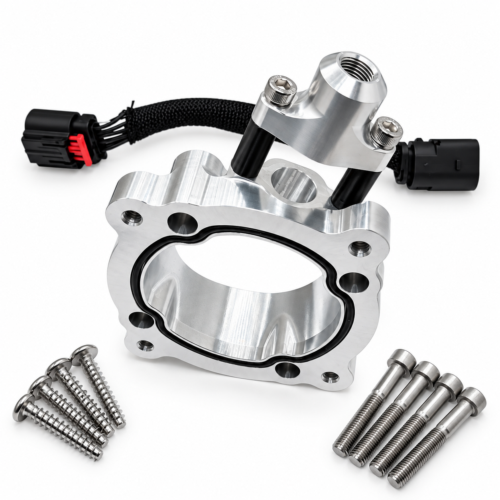 SVT Design Fab - Single Port Aux Fuel Throttle Body Adapter for 2014-2019 Fiesta ST 1.6L