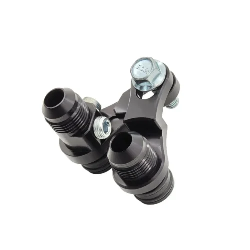 UPR Products - 6R80 10R80 Transmission Cooler Port Adapter 2pc 8AN 1/8in NPT Port